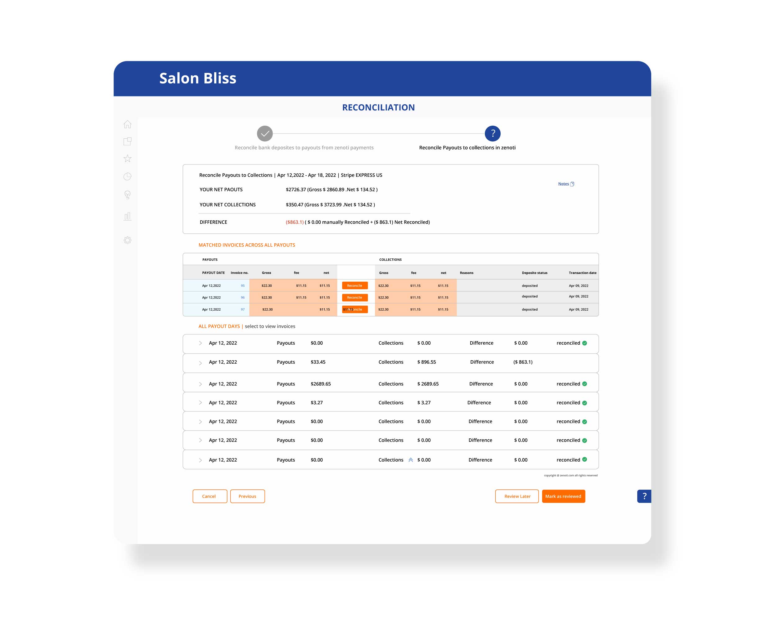 Point of sale system built for hair salons 