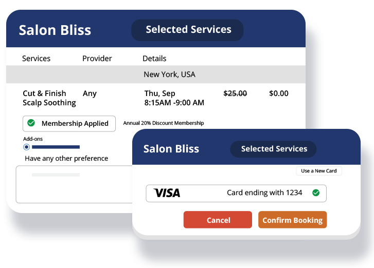 Automated booking & scheduling system 